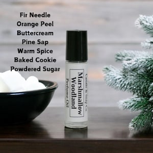 Marshmallow Woodland Perfume Oil-Roll On Perfume Fragrance - Alcohol Free 10 ML
