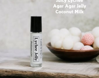 Lychee Jelly Perfume Oil-Roll On,  Perfume Fragrance - Alcohol Free 10 ML-
