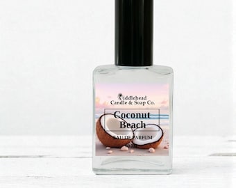 Coconut Beach Perfume, Inspired Fragrance, Eau De Parfum, Perfume Oil Roll-On, Gourmand Perfume, Gift, Body Oil