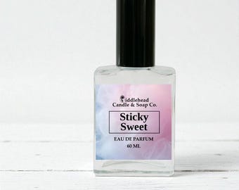 Sticky Sweet Perfume, Cotton Candy Perfume, Eau De Parfum, Perfume Oil Roll-On, Gourmand Perfume, Gift, Body Oil