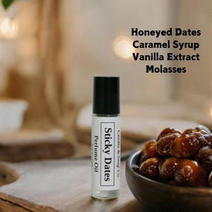 Sticky Honey Dates Type Perfume Oil-Roll On Perfume Fragrance - Alcohol Free 10 ML