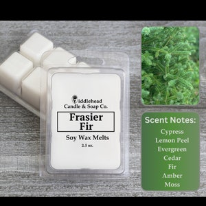 Frasier Fir Soy Wax Melts, Strong Scented Wax Melts, Wax Warmer Cubes, Fall Wax Tarts, Soy Blend Wax Melts, Wax Snap Bars, Gift Idea