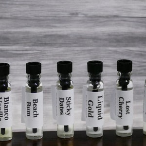 Perfume Samples, 200+ Scents, Choose Your Scent, 1 ML Vial,  Perfume Oil Fragrance, Alcohol Free,  Made In USA
