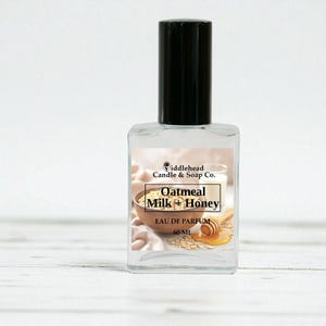 Oatmeal Milk & Honey Perfume, Cozy Perfume, Eau De Parfum, Perfume Oil Roll-On, Gourmand Perfume, Body Oil