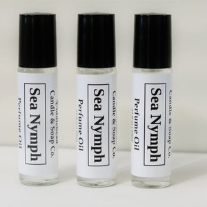 Sea Nymph Perfume Oil, Roll On Perfume Fragrance, Alcohol Free, 10 ML