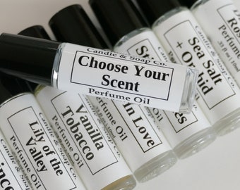 Choose Your Scent Perfume Oil-Roll On Perfume Fragrance - Alcohol Free 10 ML-Made in USA