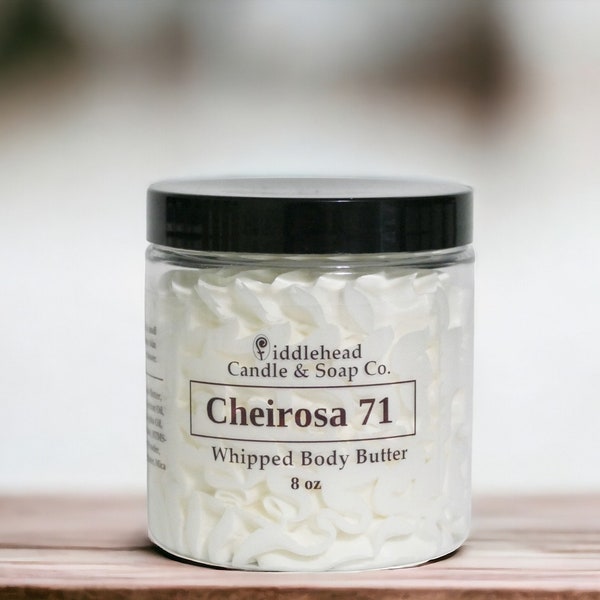 Cheirosa 71' Whipped Body Butter, Sol De Janeiro Type ,Shea & Mango Butter, Moisturizing Body Cream, Hydrating Lotion, Non Greasy