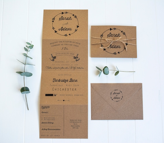 All in one wedding invitations deals