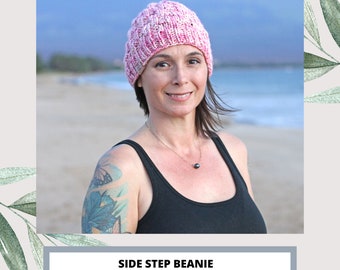 Side Step Beanie Knitting Pattern