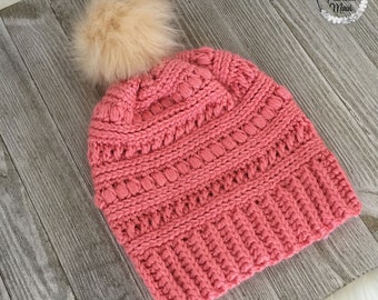 X's & O's Beanie Pattern