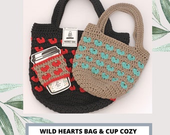 Wild Hearts Bag & Cozy Crochet Pattern