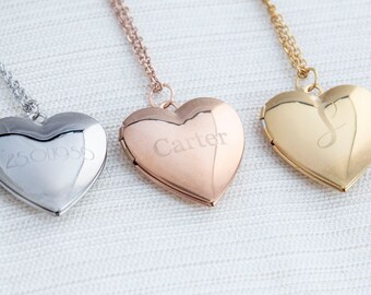 personalised childrens locket