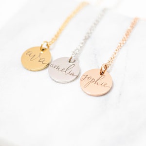 Name Necklace, personalized jewelry, Stainless Steel, Non Tarnish, Engraved necklace, gift for her, Christmas Gift