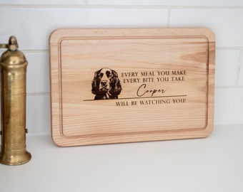 Personalised Dog Chopping Board , Serving Board, Dog lover gift, gift for dog owners