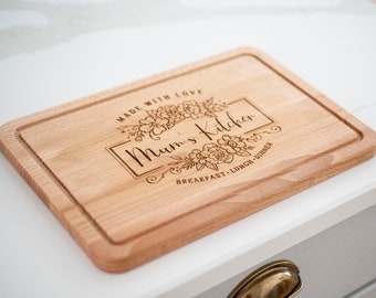 Personalised Cutting Board, Serving platter, Gift for mum,  Gift for Grandma, Personalised Laser engraved, Christmas gift