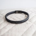 Men's Hidden Message Bracelet, Leather bracelet, Men's Personalized Bracelet, Gift for him MX product logo