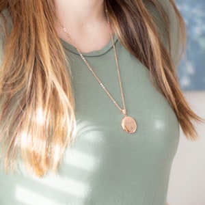 Locket necklace with photo and engraving , Stainless Steel locket necklace, Engraved Locket, gift for her, memorial gift image 7