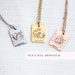 Tarot Card Necklace, Tarot Card Jewelry, Mystic Jewelry, Rose gold, Gold and Silver Stainless Steel, celestial,  birthday gift, gift for her 