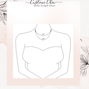 Necklace chain length guide for Medusa pendant jewellery