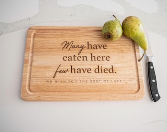 Engraved Cutting Board, Funny Kitchen Quote, New Home Housewarming Present