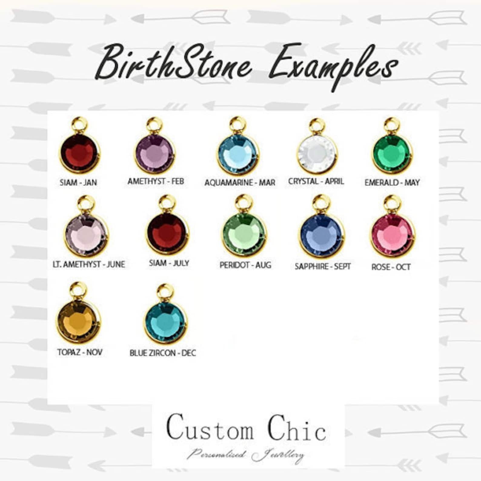 Zodiac & Birthstone Necklace Gold Zodiac Necklace Birthstone Etsy