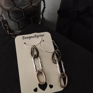 Interchangeable Silver Hoop Earrings image 5