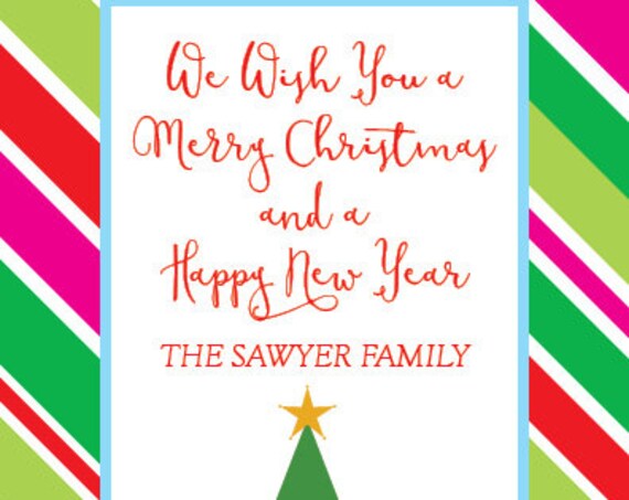 We Wish You A Merry Christmas Gift Tag
