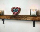 kitchen shelf with cast iron flat brackets solid oak shelf ( 8 quot ) alcove shelves shelves oak shelves