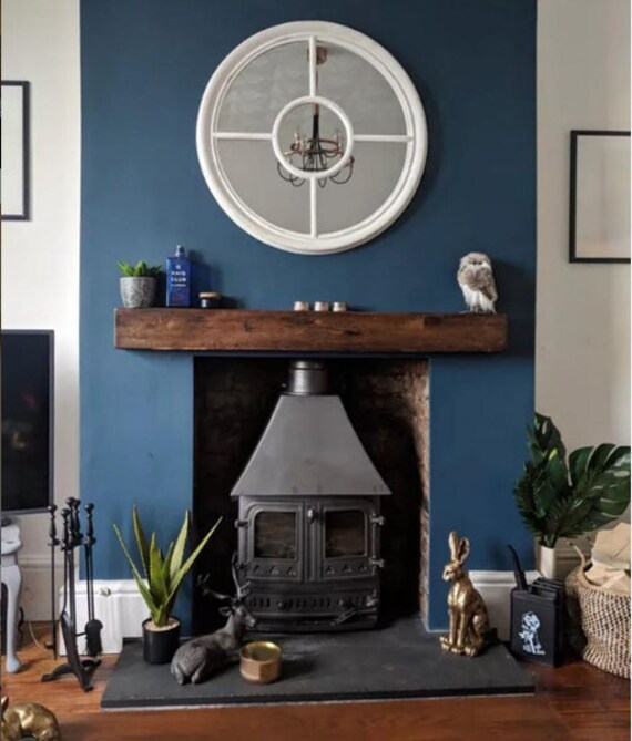 Fire Place Lintel Made From Solid 5 X 5 Oak Beam Etsy