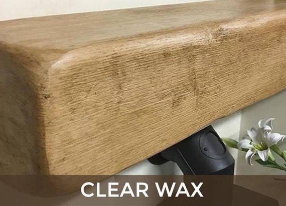 Natural Oak 10 x 10 x 50cm Ben Simpson Furniture Rustic Oak Beam Fireplace Mantel