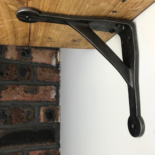 Cast Iron Gallows Brackets - range of sizes and finishes , 4",5",6",8",10  (SOLD INDIVIDUALLY)
