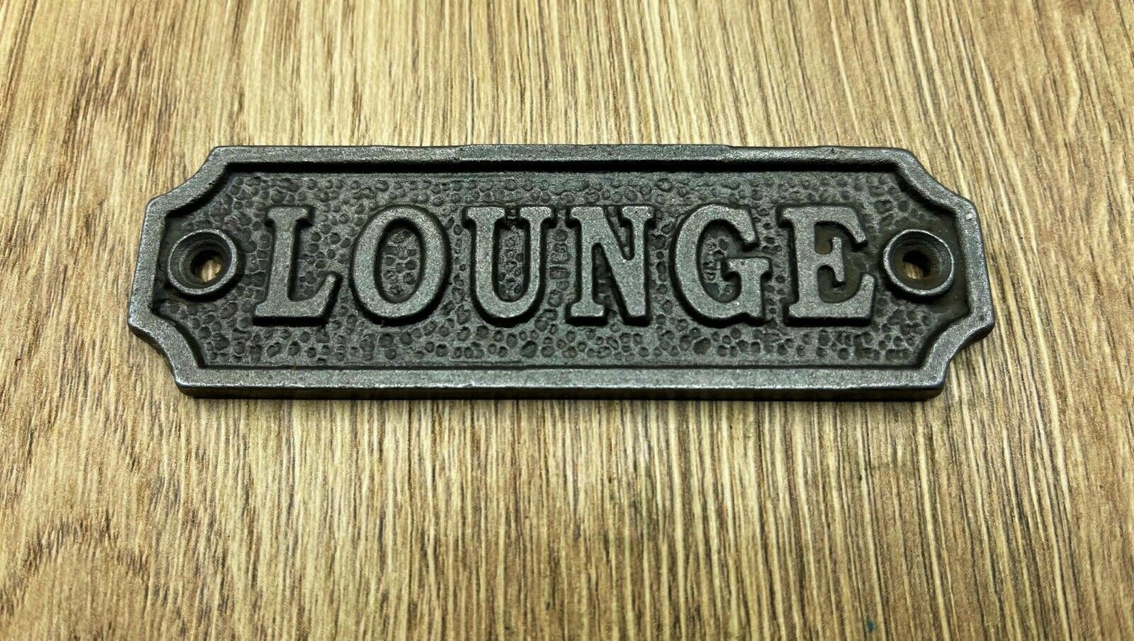 Vintage Style Cast Iron Wall / Door Sign Plaque Cast Iron Etsy