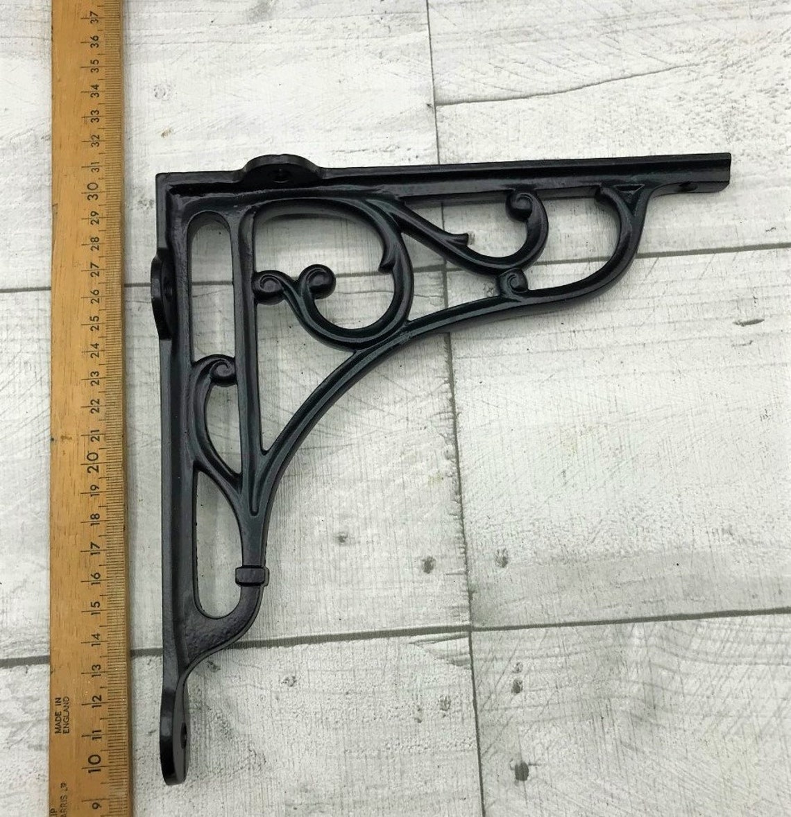 CAST IRON Ornate Shelf Bracket 8 X 8 Etsy UK