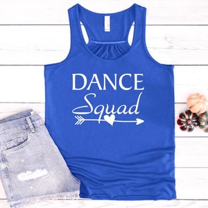 Dance Squad Women Flowy Racerback Tank Top