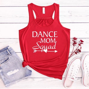 Dance Mom Squad Women Flowy Racerback Tank Top