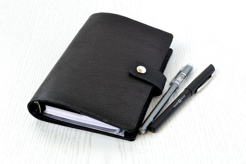 Leather planner 2020 2021 Refillable Monthly weekly planner Etsy