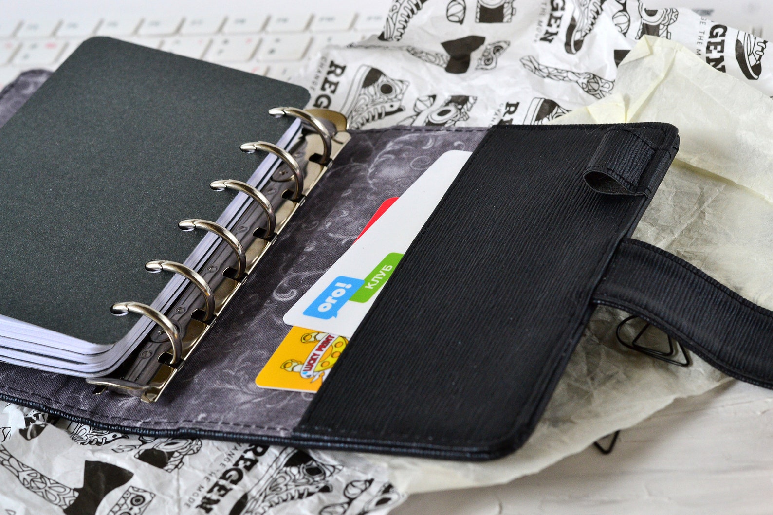 Pocket ring planner Weekly planner binder Small planner Etsy