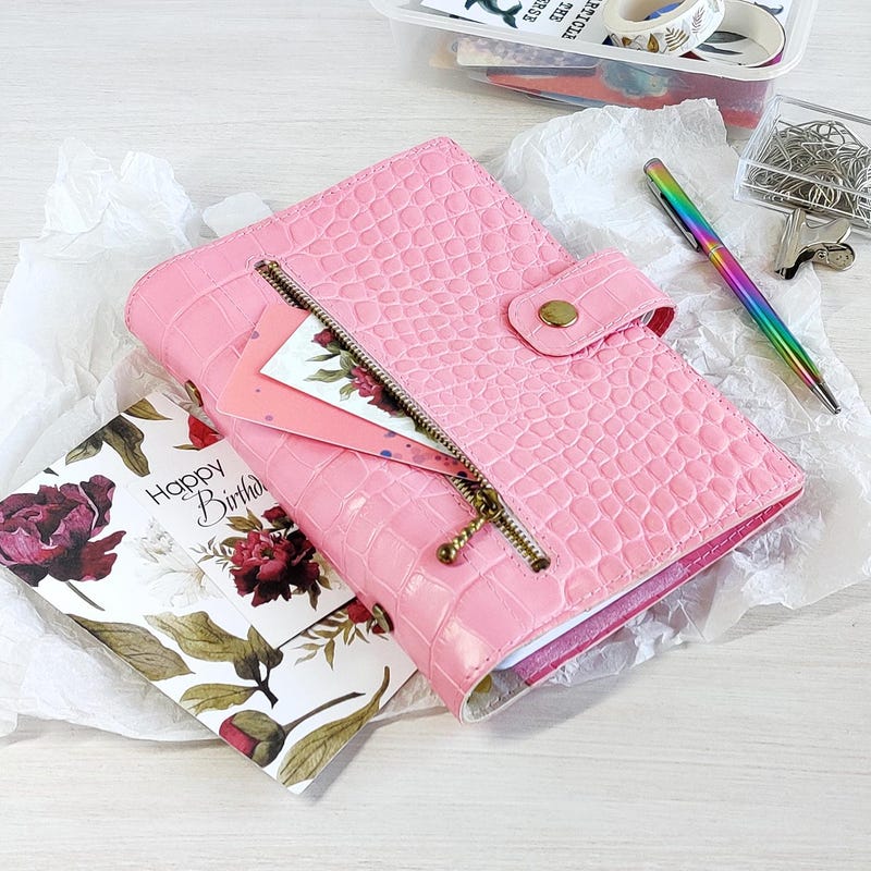 Leather Planner - Etsy