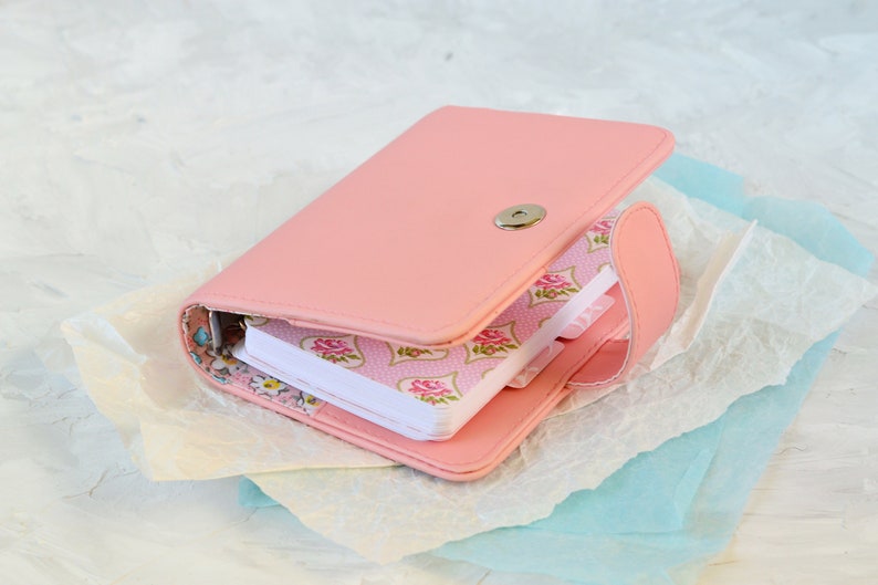 Pocket planner pink Refillable agenda 2021 Weekly planner Etsy