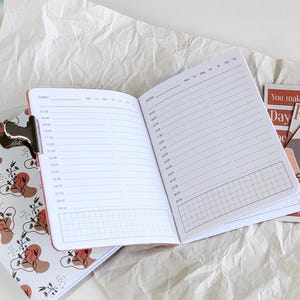 Traveler's notebook inserts, Passport size, Daily planner refills, TN refill daily schedule Passport, DO1P, TN agenda insert with hours