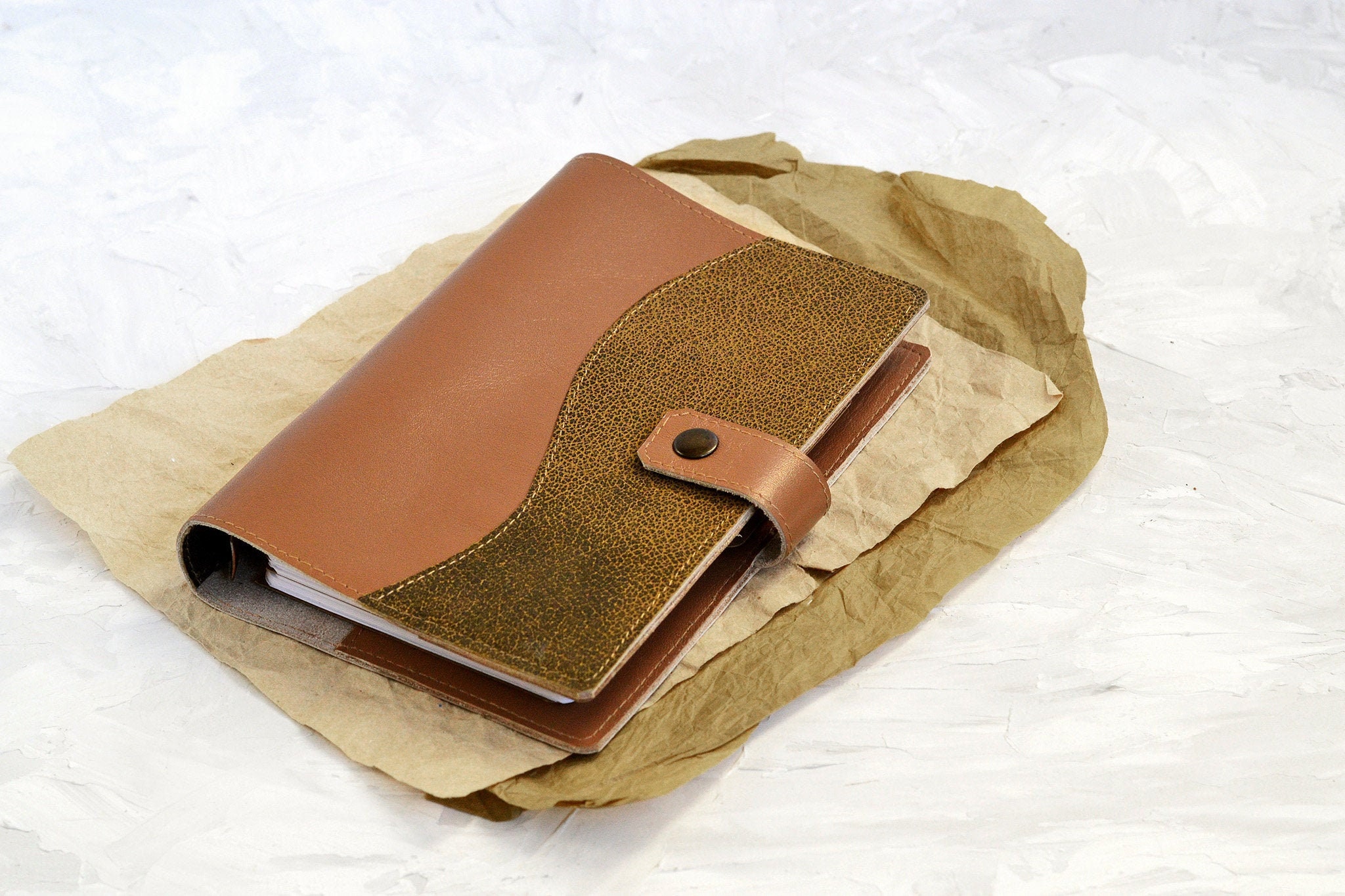 Genuine leather refillable planner 2021 2022 leather planner etsy