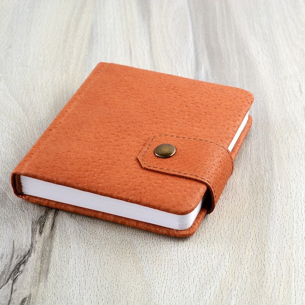 Small leather journal, Small notebook, Leather notebook, Leather diary, Pocket notebook, Leather address book, Mini journal, Blank notebook