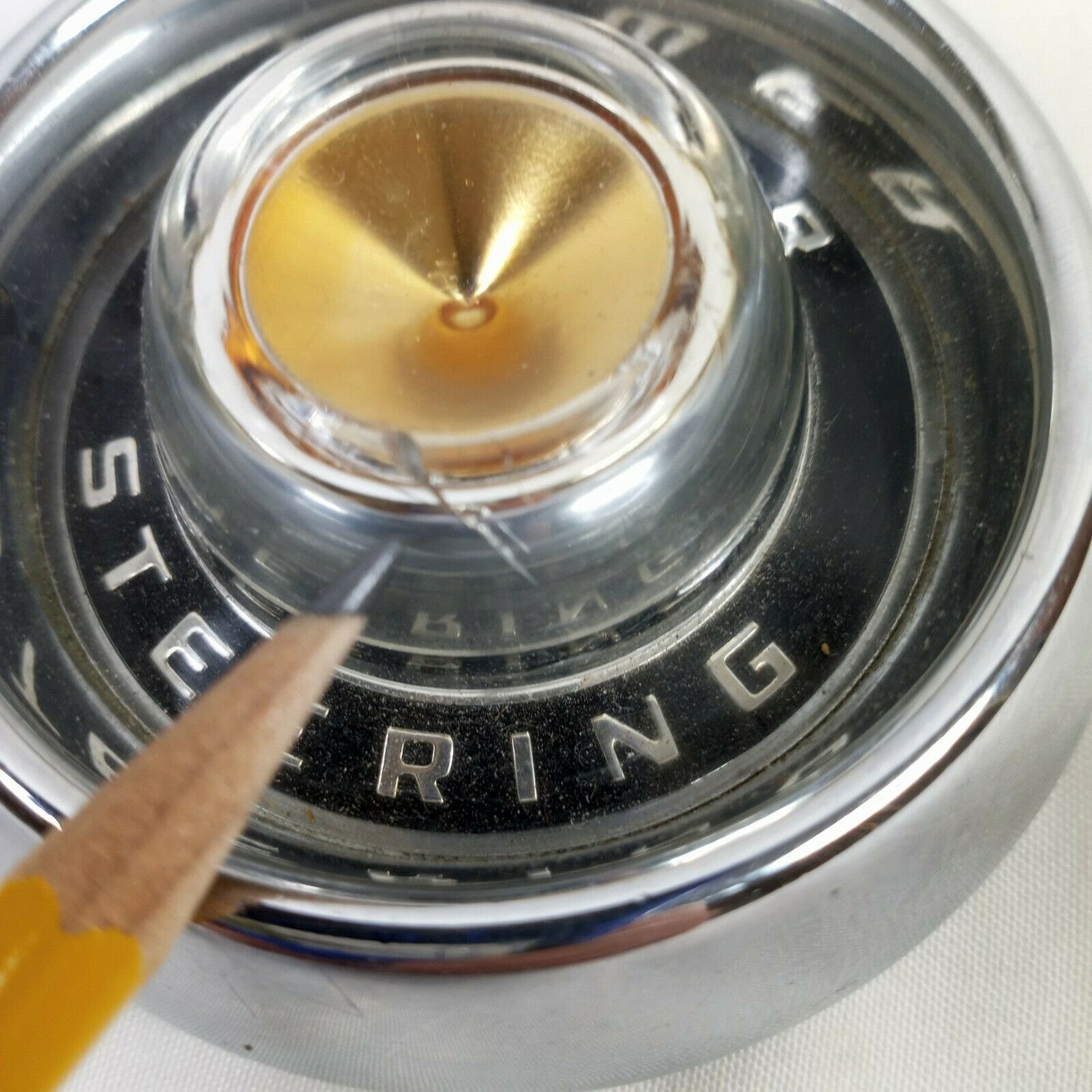 Vintage 1955 1956 Car Horn Button Chrysler Imperial New Yorker Etsy