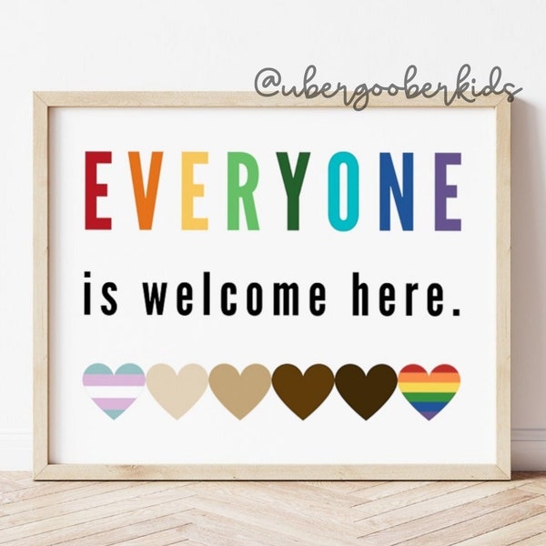 Love Everyone Printable Wall Art Etsy Love Everyone Printable Wall Art Etsy