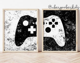 Custom Gifts Gaming Poster Gamer Print Art Gift Personalised Xbox one