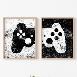 Game Room Decor, Gaming Controller Prints, Boys Room, Gamer Gift, Gaming Wall Art, Video Game Posters, Teen Room, Game Room Posters, Sign