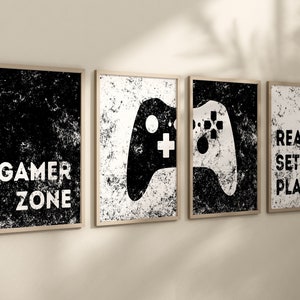 Game Room Decor, Gaming Controller Prints, Boys Room, Gamer Gift, Gaming Wall Art, Video Game Posters, Teen Room, Printable ,DIGITAL FILES
