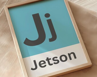 Kids Name and Initial Wall Print, Color Swatch Art, Custom Baby Name, Playroom Poster, Nursery Poster, Kids Room Decor, Personalised Gift