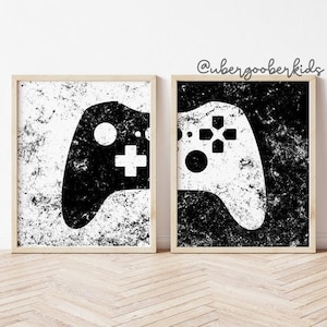 Jeu Gamer Sticker Mural Jeu Vidéo Art Wallpaper Joystick Vinyle Sticker  Mural Pour Garçons Chambre Salle De Jeux Décoration Du 14,8 €