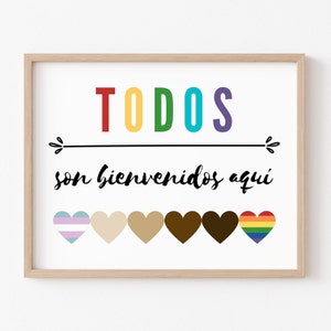 Inclusion Wall Art, Everyone is Welcome Here, Diversity Prints, Classroom Decor,  Classroom Poster, Inclusion, Kids, Educational, Equality